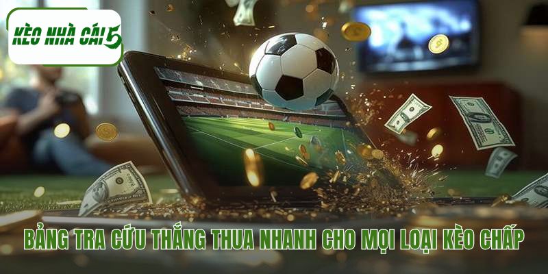Cách chơi kèo châu Á tóm tắt trong bảng tra cứu kết quả nhanh