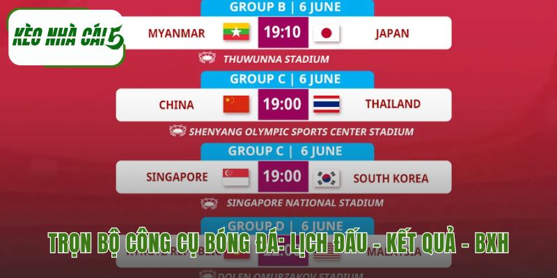 Kho dữ liệu giải đấu toàn diện